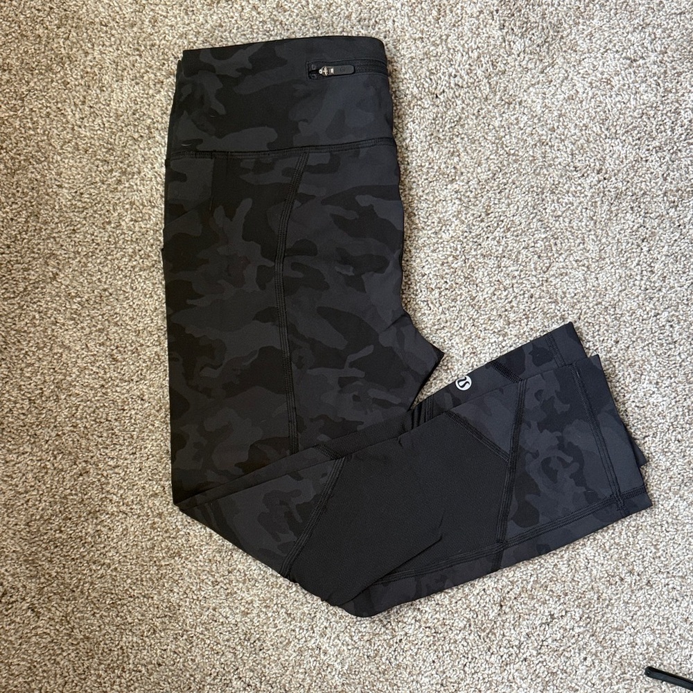 lululemon athletica Black Camouflage Leggings